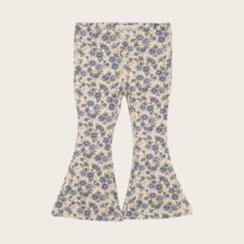 FLAREPANTS VINTAGE BLUE FLOWERS