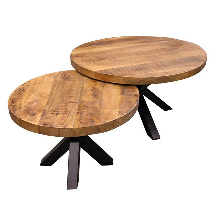 Salontafel Mokra enkelstuk (Diameter salontafel 40 cm,Hoogte