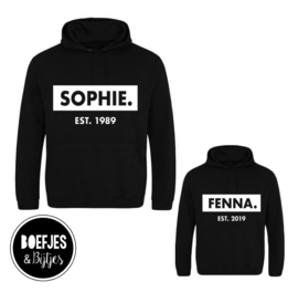 TWINNING HOODIES - NAAM + JAAR