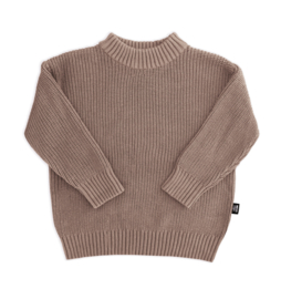 KNITTED SWEATER - CAMEL