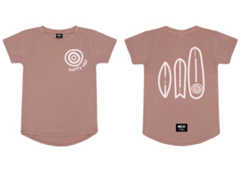 SURF'S UP! TEE - WASHED ROSE