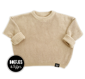 KNITTED SWEATER - NATUREL