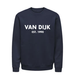 HEREN SWEATER - NAAM + JAARTAL V2: