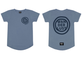 WANDERLUST TEE - WASHED BLUE