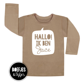 HALLO IK BEN - NAAMSHIRT