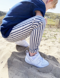 STRIPED CHINO - JEANS BLUE