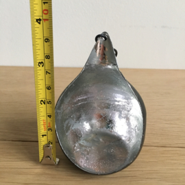 Kerstbal Zwart/zilver (medium)