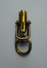Mousqueton en bronze avec boucle fixe Quick Release pour ligne de marche et boucle fixe pour collier verrouillable