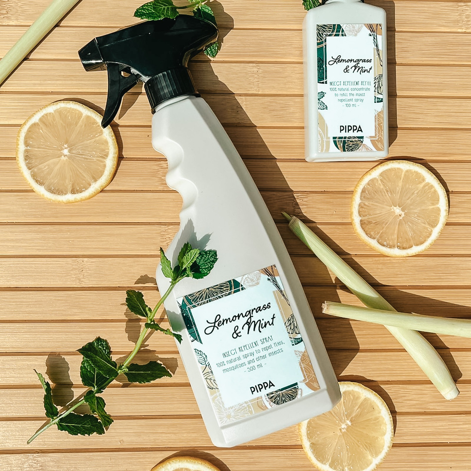 Pippa Lemongrass & Mint vachtspray 500 ml