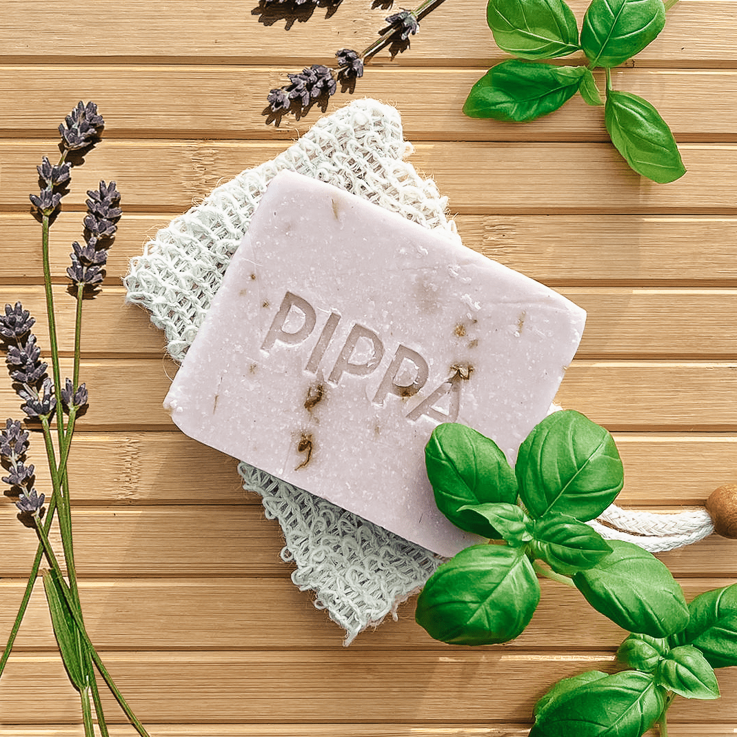 Pippa paarden shampoobar Lavender & Basil met zakje