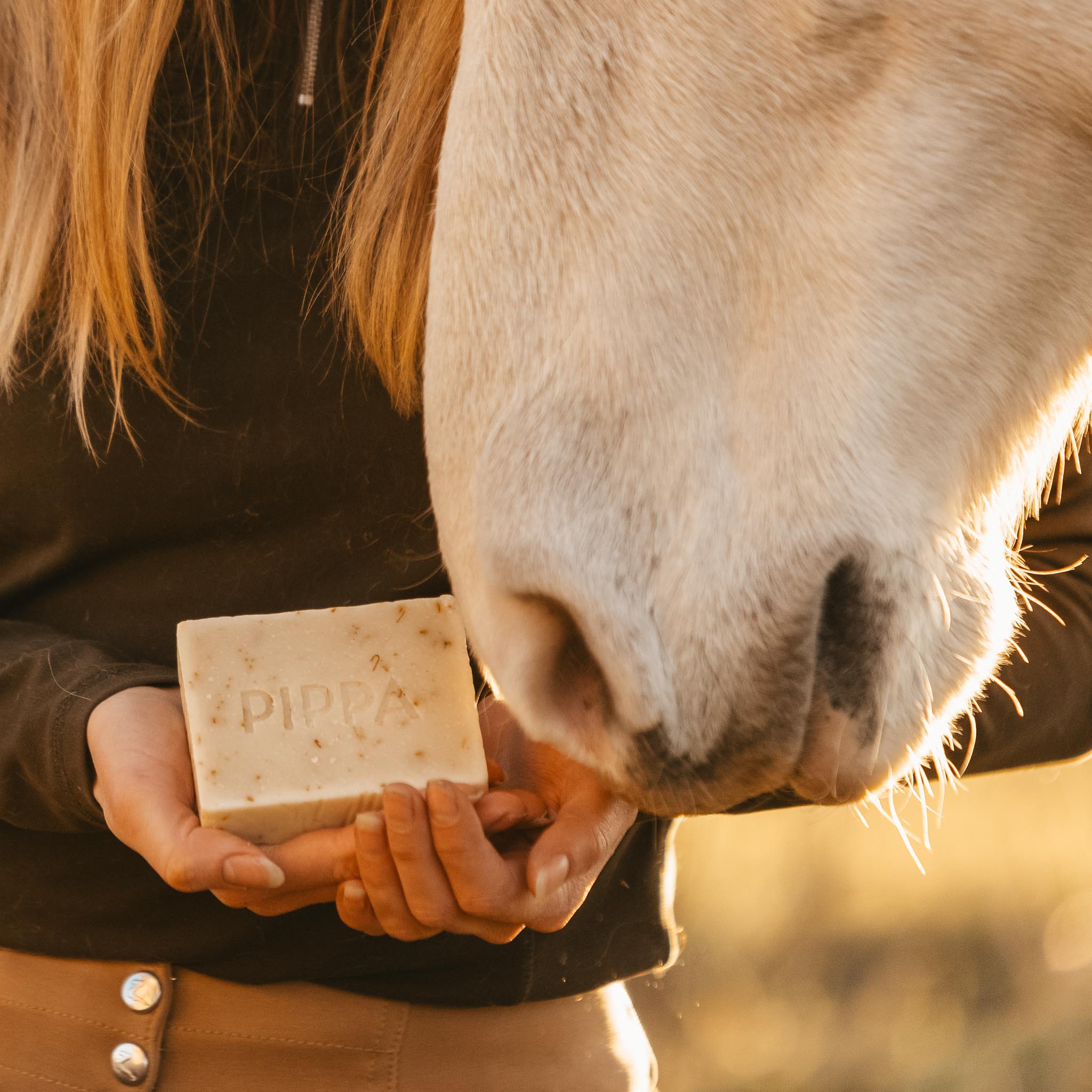Pippa paarden shampoobar Coconut & Marigold met zakje