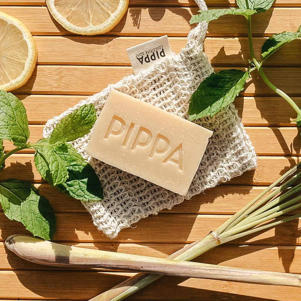 Pippa paarden shampoobar Lemongrass & Mint met zakje