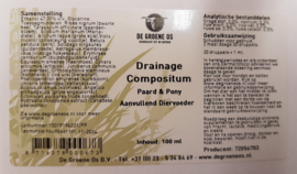 Drainage Compositum paard & pony 100 ml