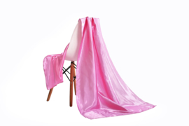 Emilie Scarves omslagdoek sjaal Lang Satijn - roze - 200*70CM