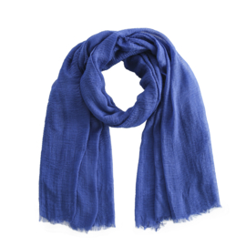 The all time essential scarf kobaltblauw