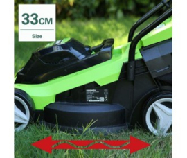 24 Volt Accu Maaier 33cm van Greenworks G24LM33