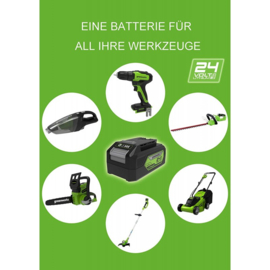 24 Volt Accu reciprozaag van Greenworks GD24RS