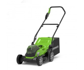 24 + 24 Volt Accu Maaier 36 cm van Greenworks G24XLM36