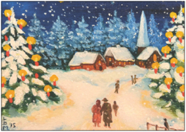 Ingrid Montag-Schoenenerg  - Kerstwandeling