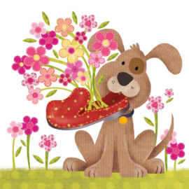 Ritournelle  - Dog and flowers