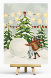 Penpaling Paula - Snowman