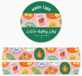 Washi Tape – Fruit Stickers | Little Lefty Lou |