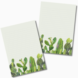Cactus – Schrijfblok | 25 Vellen | A5 | Penpaling Paula