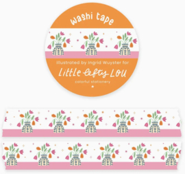 Washi Tape – Tulip Vase | Little Lefty Lou |