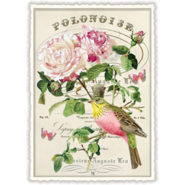 Barbara Behr - Wit roze pioenrozen