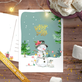 Studio Draak - ‘Sprankelende Kerst’  Sneeuwpop