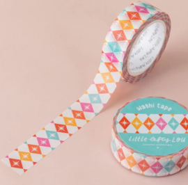 Washi Tape – Colorful Starburst Harlequin | Little Lefty Lou |