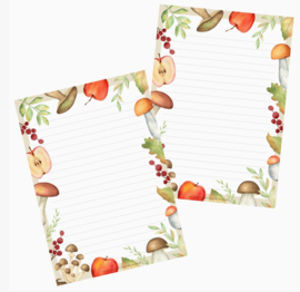 Penpaling Paula - Autumn | Schrijfblok - Dubbelzijdig A5
