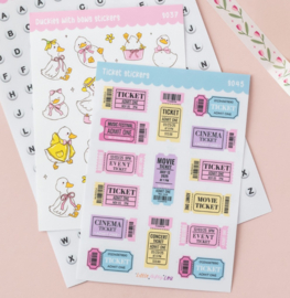 Ticket Stickers A6 | Little Lefty Lou |