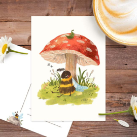 Studio Draak - ‘Just bee you’ paddenstoel
