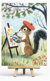 Penpaling Paula  - Kunstenaar Eekhoorn