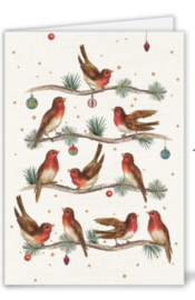 Edition Tausendschön  - Vogels op kersttakken