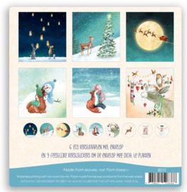 ZintenZ kerstkaartenset (6 kerstkaarten)