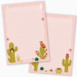 Cacti – Schrijfblok | 50 Vellen | A5 | Little Lefty Lou