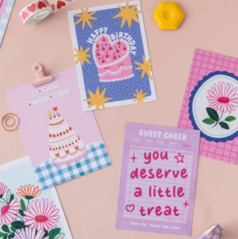Little Lefty Lou  - Heart Birthday Cake