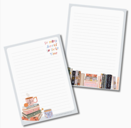 Bookworm – Schrijfblok | 25 Vellen | A5 | Penpaling Paula
