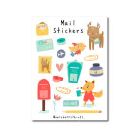 Stickervel Only Happy Things - Mail A5