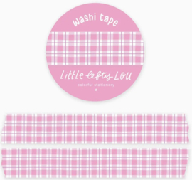 Washi Tape – Pink Gringham | Little Lefty Lou |