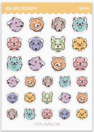 Dog Dots Stickers A6 | Little Lefty Lou |