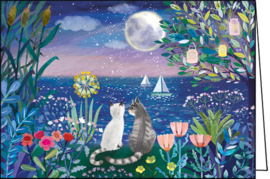 Mila Marquis  - Kattenpaar bij het meer