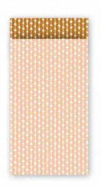 Cadeauzakje   - Connecting Dots  (7 x 13 cm) 5 stuks