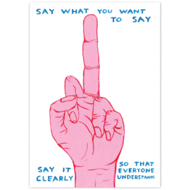 David Shirgley - Say what you want to say