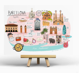 Penpaling Paula - Barcelona Map