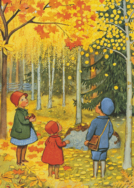 Elsa Beskow  - Kinderen in de herfst