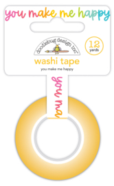 Washi Tape  - Doodlebug Design  -  You Make Me Happy