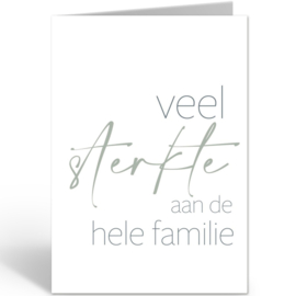 Memoria  - Veel sterkte aan de hele familie